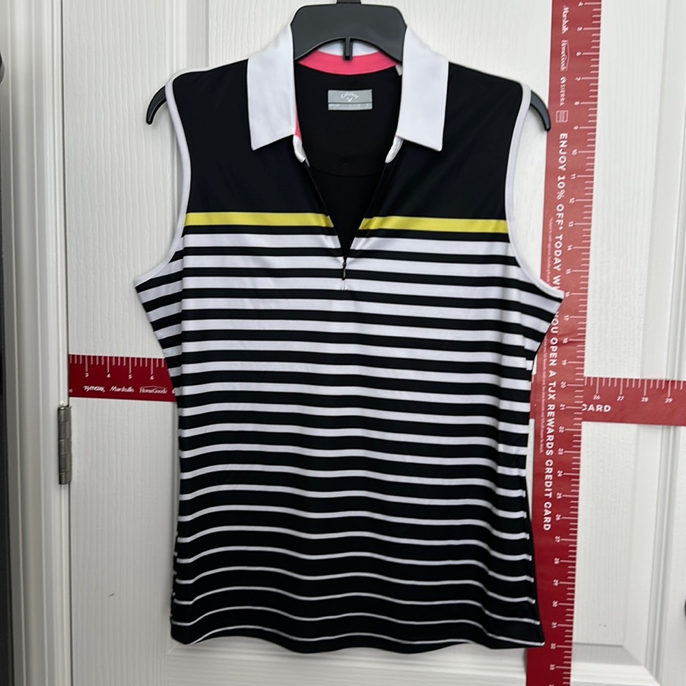 Callaway Opti-Dri Womens Sleeveless Gold Shirt